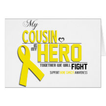 Bone Cancer Awareness: cousin Cards
