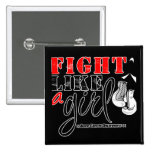 Bone Cancer Awareness Fight Like a Girl buttons
