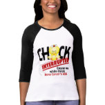 Bone Cancer Chick Interrupted 2 Tee Shirt