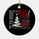 Bone Cancer Christmas 1 Ornaments