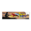 Bone Cancer Dogs Colorado Sky Bumper Sticker bumper stickers