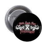 Bone Cancer Faith Love Hope Deco Heart Pin