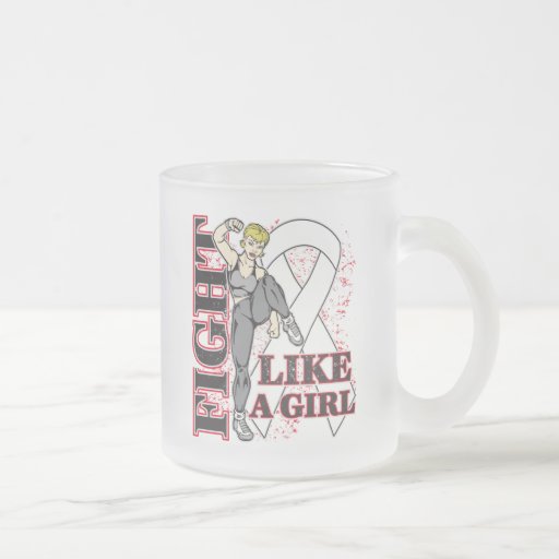 Bone Cancer Fight Like A Girl Kickin Butt Mug