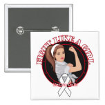 Bone Cancer Fight Like A Girl Modern Rosie buttons