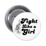 Bone Cancer Fight Like A Girl Motto buttons