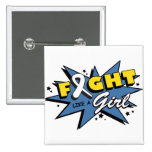Bone Cancer Fight Like A Girl POW! buttons