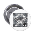Bone Cancer Graffiti Wall Fight Like A Girl buttons