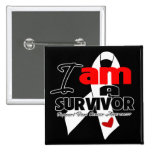 Bone Cancer - I am a Survivor Pin