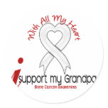 Bone Cancer I Support My Grandpa Sticker