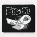 Bone Cancer Sporty Fight Like A Girl mousepads