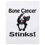 Bone Cancer Stinks Skunk Awareness Design flyers