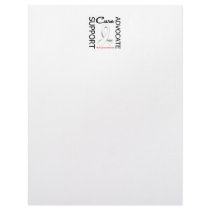 Bone Cancer Support Advocate Cure Personalized Letterhead