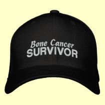 Bone Cancer Survivor embroidered hats