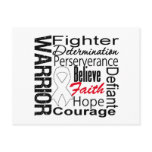 Bone Cancer Warrior Collage Post Cards