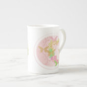 Bone China Cup Gift with Flowers and Butterflies Bone China Mug