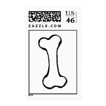 Bone - fun line drawing art symbol logo design stamps