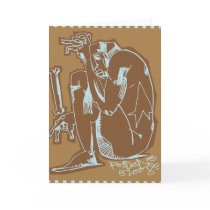 artsprojekt, bone greeting card, jim, mahfood, food, one, 40oz, comics, clerks, grrl scouts, colt 45, stupid, page, filler, man, live art, live, art, z-trip, murs, felt, true, tales, underground, hip, hop, sarah, silverman, program, frenchpulp, mahf, earthworms, comic, books., jim mahfood, jim mahfood skateboards, food one skateboards, 40 oz comics skateboards, food one, 40 oz comics, Card with custom graphic design
