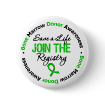 Bone Marrow Donor - Save a Life Pinback Button