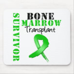 Bone Marrow Transplant Survivor Ribbon Mouse Pad