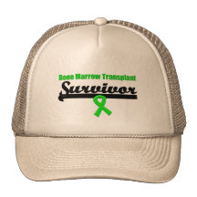 Bone Marrow Transplant Survivor Ribbon Trucker Hat