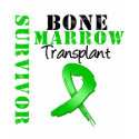 Bone Marrow Transplant Survivor Ribbon t-shirts