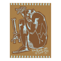Bone Print/Poster by 40ozcomics Bone Print/Poster