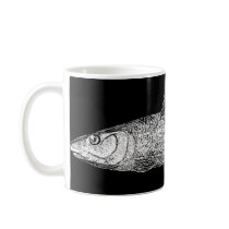 Bonefish Scratch art mugs by hkfass Bonefish Scratch art mugs