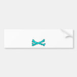 Bones Cyan The MUSEUM Zazzle Gifts Bumper Sticker