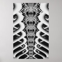 BONES - Fractal Art Poster