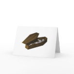 Bones in a Coffin: Halloween: cards