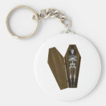Bones in a Coffin: Halloween: Key Chain