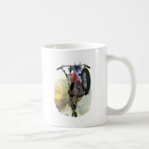 Bones on a bike coffee mug