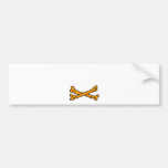 Bones Orange The MUSEUM Zazzle Gifts Bumper Stickers