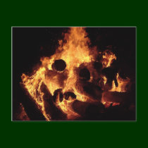 Bonfire #3 postcards