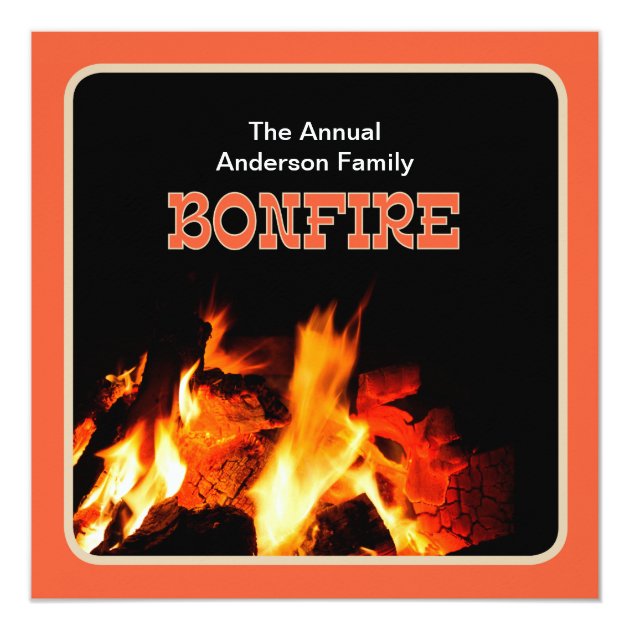 Bonfire Card