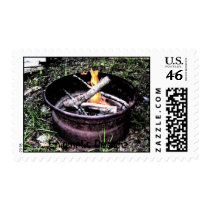 Bonfire, Enigmatic Designs postage