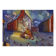 BONFIRE NIGHT GREETING CARDS