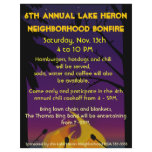 Bonfire Party Flyer