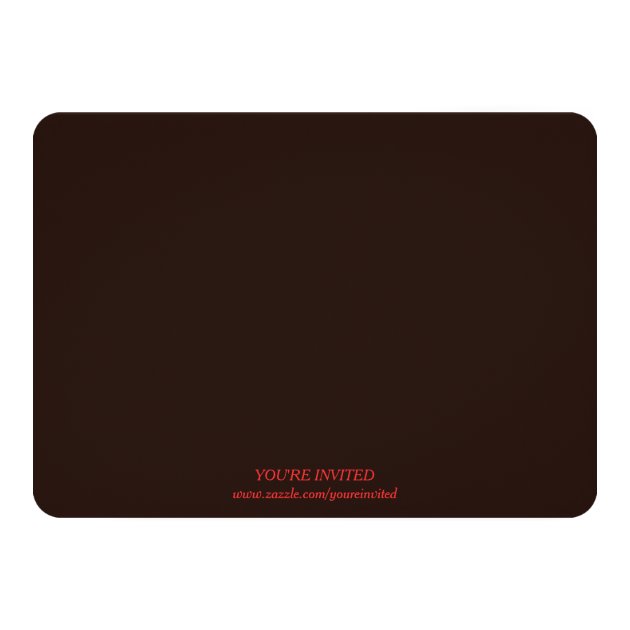 Bonfire Party Invitation