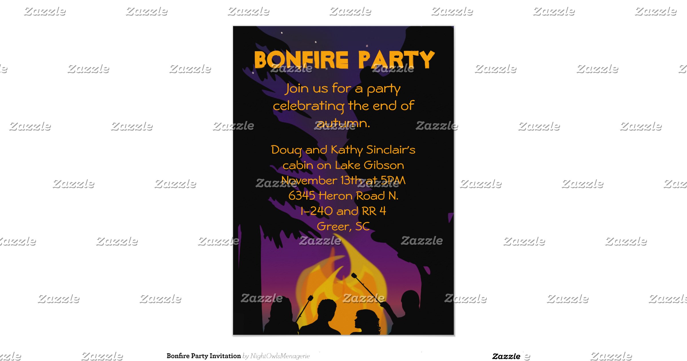 bonfire_party_invitation-rcb2e6c8a324b48c2b5c033622836c1b7_zkrqs_1200 ...