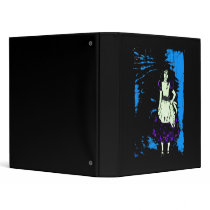 Bonhomie Bunny DZ Goth Avery Binder by genmandrake Bonhomie Bunny DZ Goth Avery Binder
