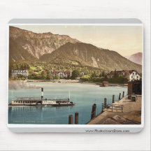 Bonigen from Brienz Lake, Bernese Oberland, Switze Mouse Pad