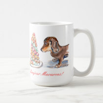 Bonjour Macarons Mug mugs