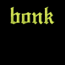 *bonk* old english hoodie embroidered shirts