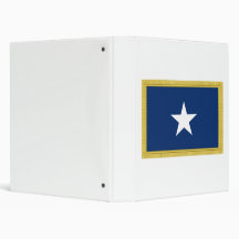 Bonnie Blue Flag First Texas Cofederate Volunteers 3 Ring Binder