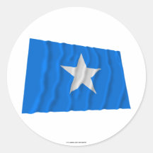 Bonnie Blue Flag / West Florida Republic Flag Round Sticker