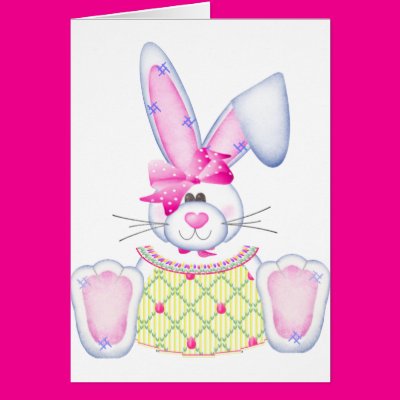 Bonnie Bunny Cards Zazzle_card Bonnie Bunny Cards Zazzle_card