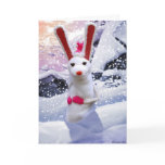 Bonnie Bunny Christmas Card