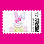 Bonnie Bunny Postage Stamp