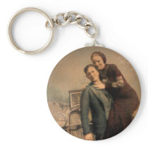 Bonnie & Clyde Key Chain